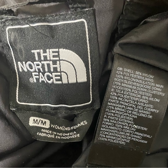 The North Face Down Filled Hooded Puffer Jacket Black - M - Picture 16 of 16